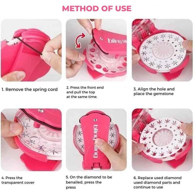 Blinger Gem Heftemaskin: Pynt tilbehøret ditt med glans