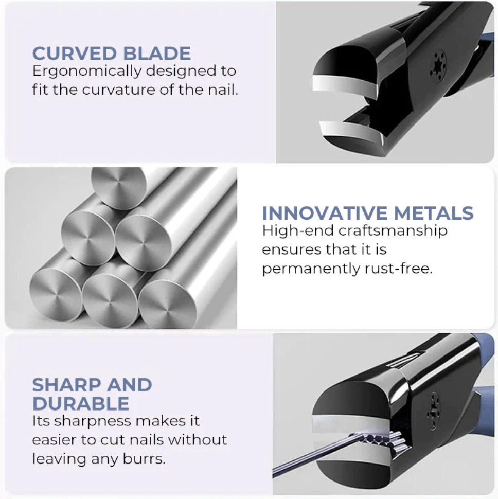 قصافة أظافر مضادة للتناثر، دقيقة وعملية