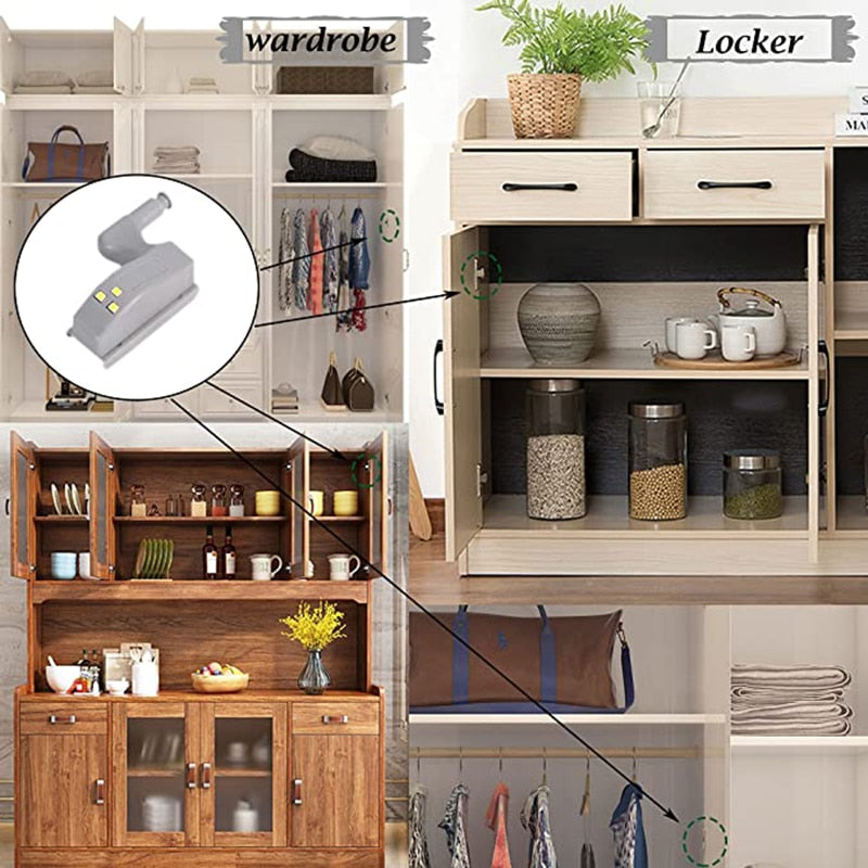 クローゼットを自動的に簡単に明るくしましょう