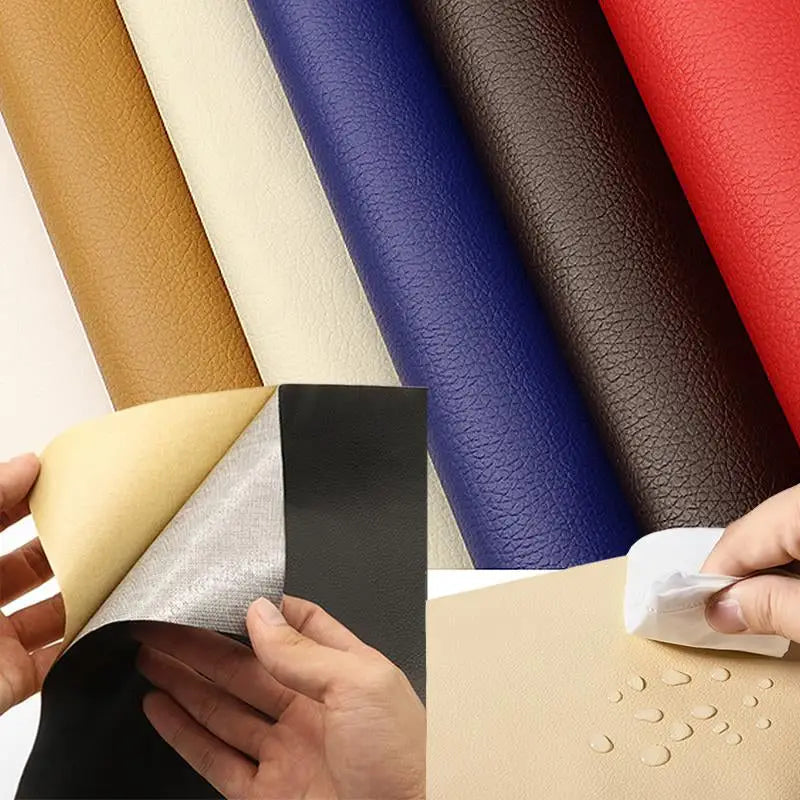 Itsekiinnittyvät paikat - Nahkakorjaussarja