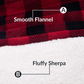 Giant plaid ultra comfortable sweater for total relaxation 